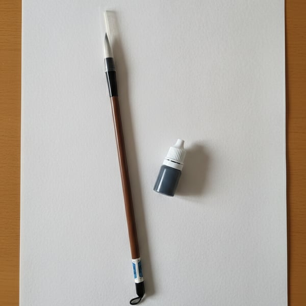 Eastern calligraphy brush set