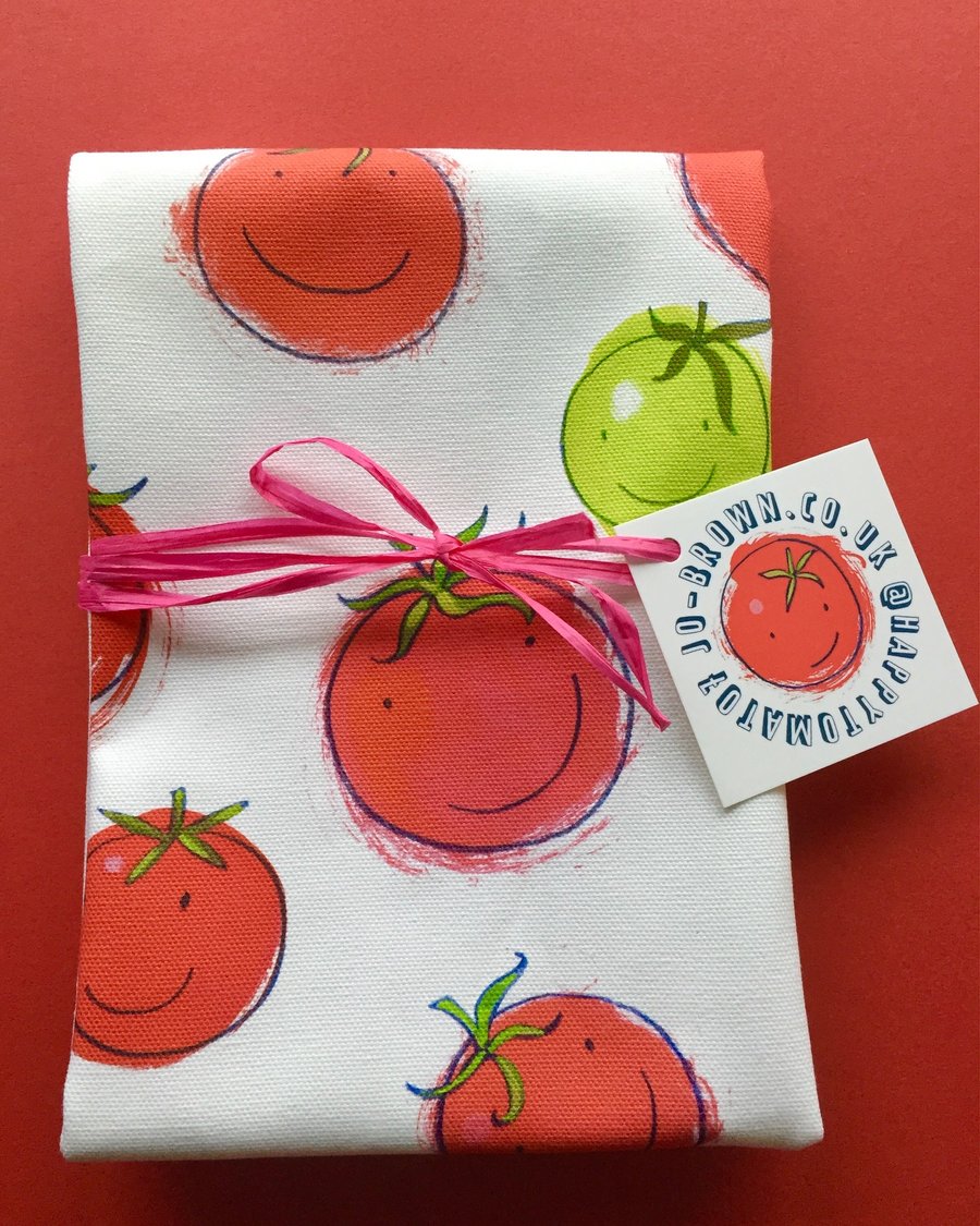Happy Tomato Tea Towel by Happytomato- gift for cooks