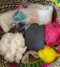 Needle felting kit - cute colourful owl (red) - Image 4