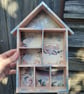 Romantic House Shaped Mini Shelf - Shabby Chic Wedding Gift - Floral Keepsake Me - Image 5