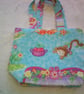 Pretty Cats on Turquoise Child's bag