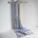 SUMMER SECONDS LIMITED EDITION SILK VISCOSE DEVORE VELVET SCARF