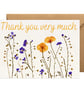 Thank You Card - California Poppy