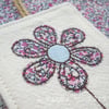embroidered bag charm or keyfob 