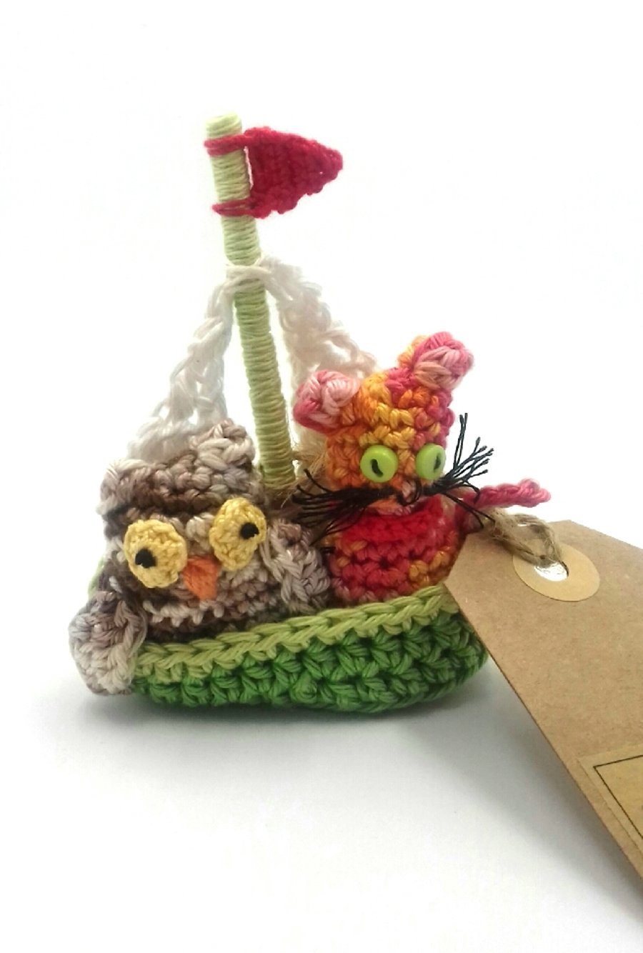 Crochet Owl and the Pussy-Cat 