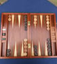 Sapele Wood Backgammon Set Handmade & Unique - Image 1