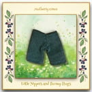 Forest Green Corduroy Trousers to fit the Little Nippers and Bunny Hugs