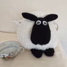 Hand Knitted Sheep Cosy - Sharon The Sheep - Woolly Sheep Cosy