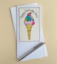 Ice Cream Cone Birthday Card - Image 9