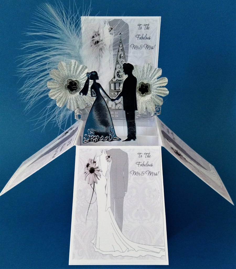 Mr and Mrs Wedding Card