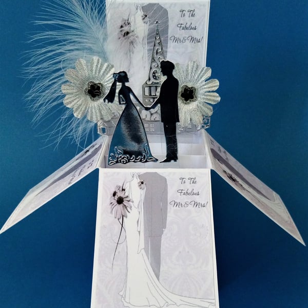 Mr and Mrs Wedding Card
