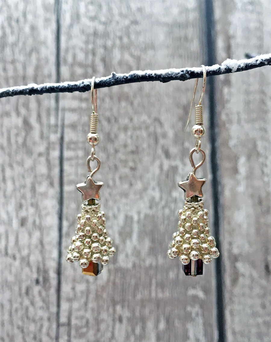 Gold sparkly deals dangle earrings