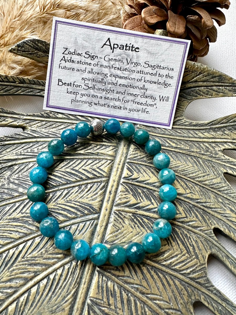 Apatite - Elasticated Bracelet 