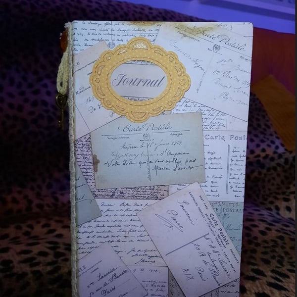 Postcard Inspired Journal