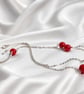 Coral & Sterling Silver Necklace - Image 2