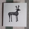 deer christmas card