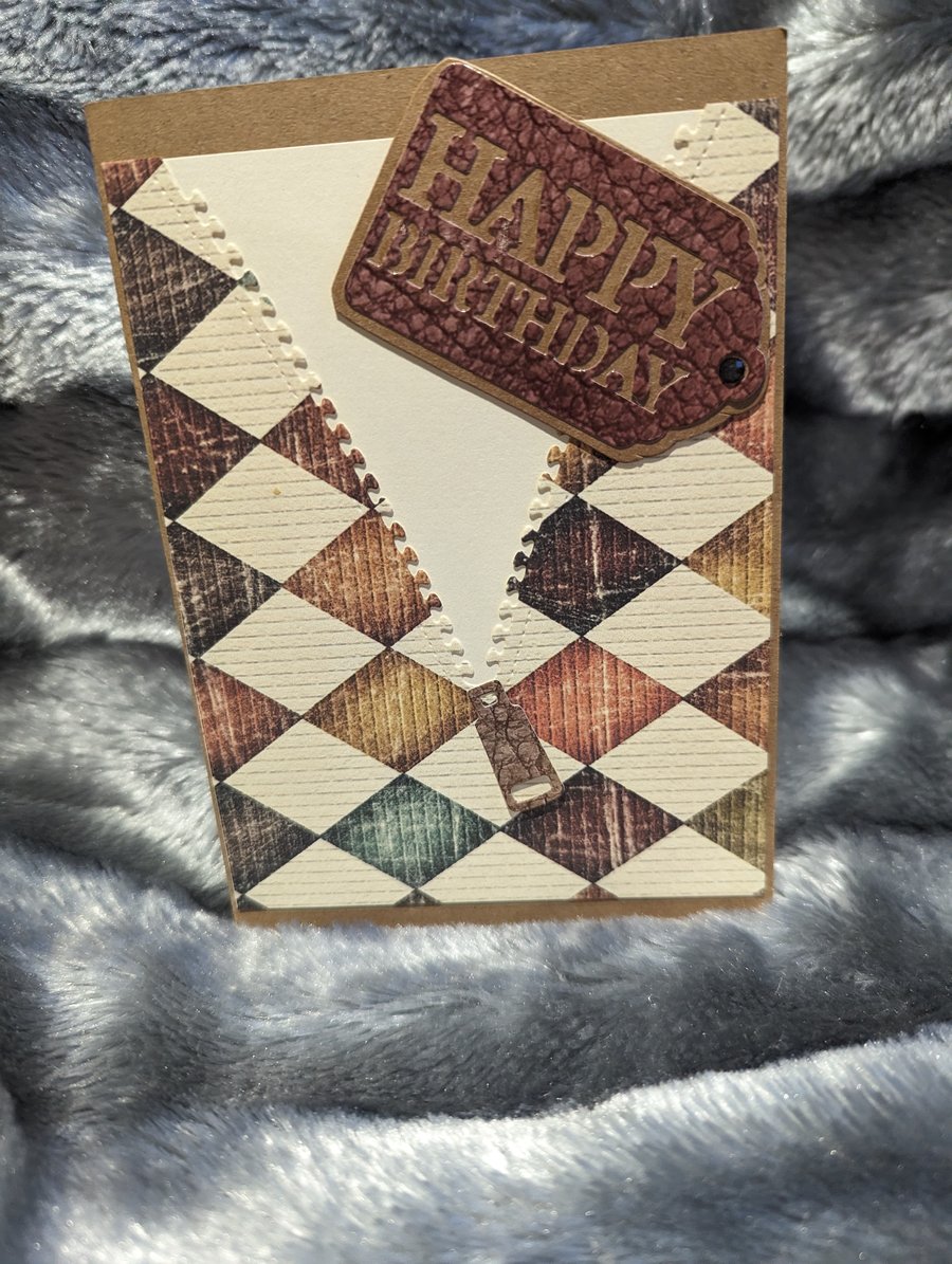 Dapper Gentleman Masculine Happy Birthday Card