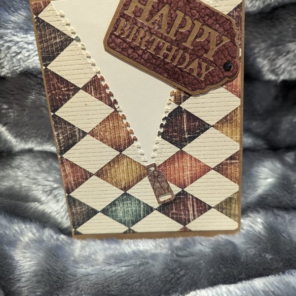 Dapper Gentleman Masculine Happy Birthday Card