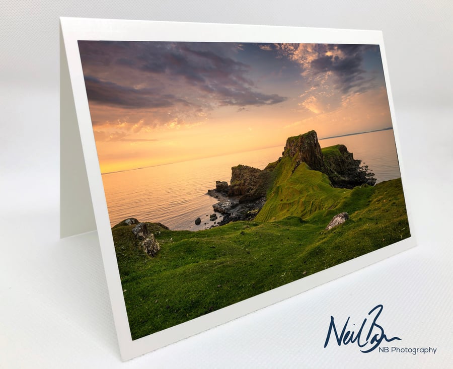 Brothers Point Isle of Skye - Scotland Greeting Card by Neil Barr