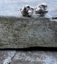  Recycled  Silver Pebble Stud Earrings - Image 6