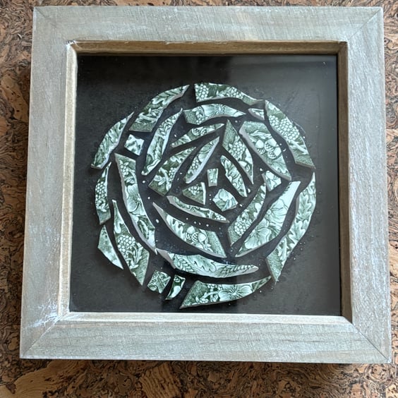 Handmade Ceramic Framed Picture, Eco Friendly Gifts, One of a Kind.