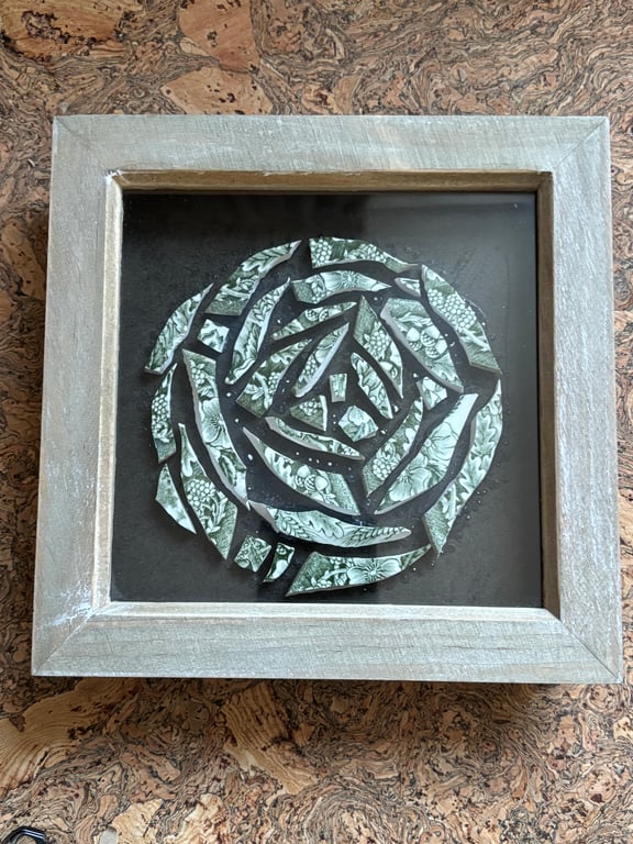 Handmade Ceramic Framed Picture, Eco Friendly Gifts, One of a Kind.