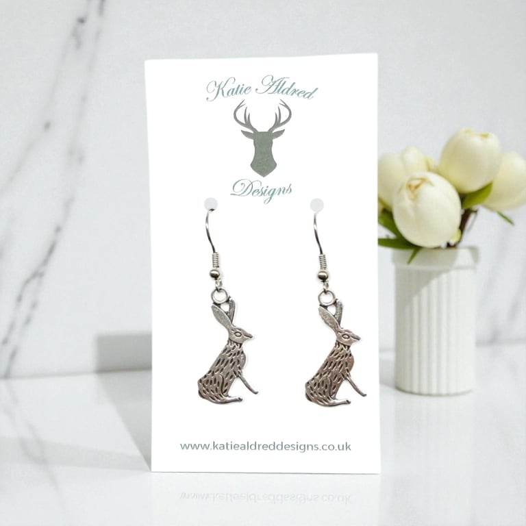 Charm Earrings - Hare