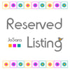Reserved Listing for Annabel