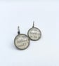 To Kill A Mockingbird Book Earrings, Literary Jewellery, Banned Books - Image 1