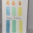 Candle birthday card