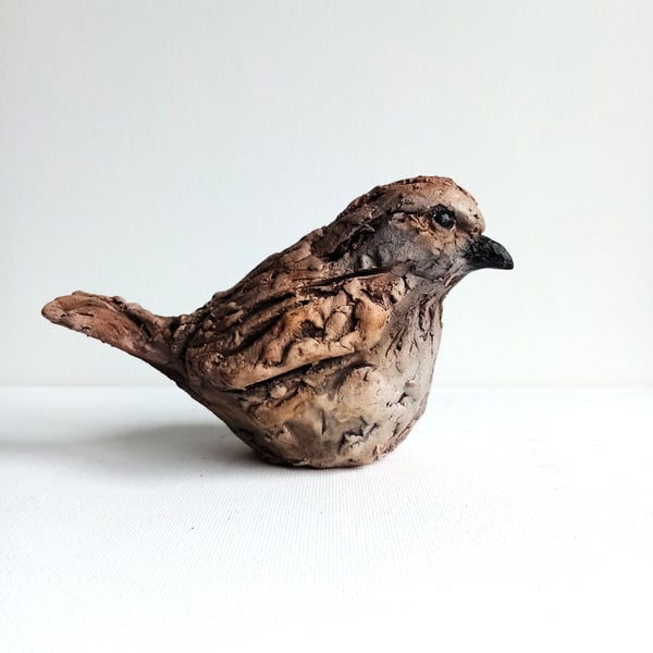 Dunnock sketch sculpture 