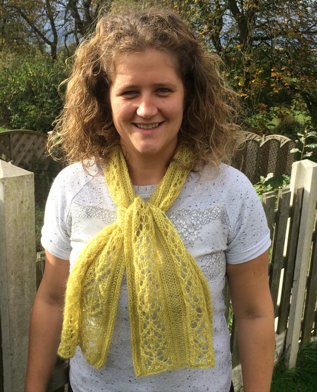 Luscious Luserito Scarf knitting pattern