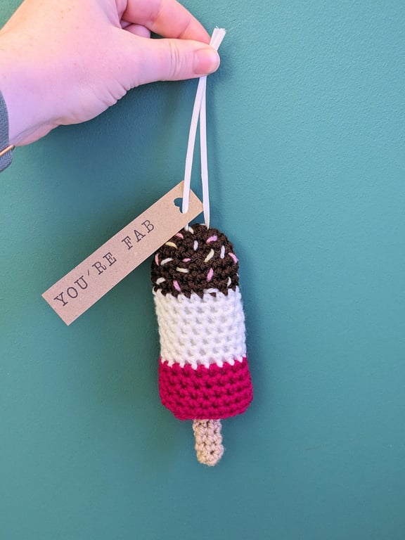 You're Fab, Fab Dad, Fab Teacher, Ice Lolly Decoration, Ice Cream Wall Hanging, 