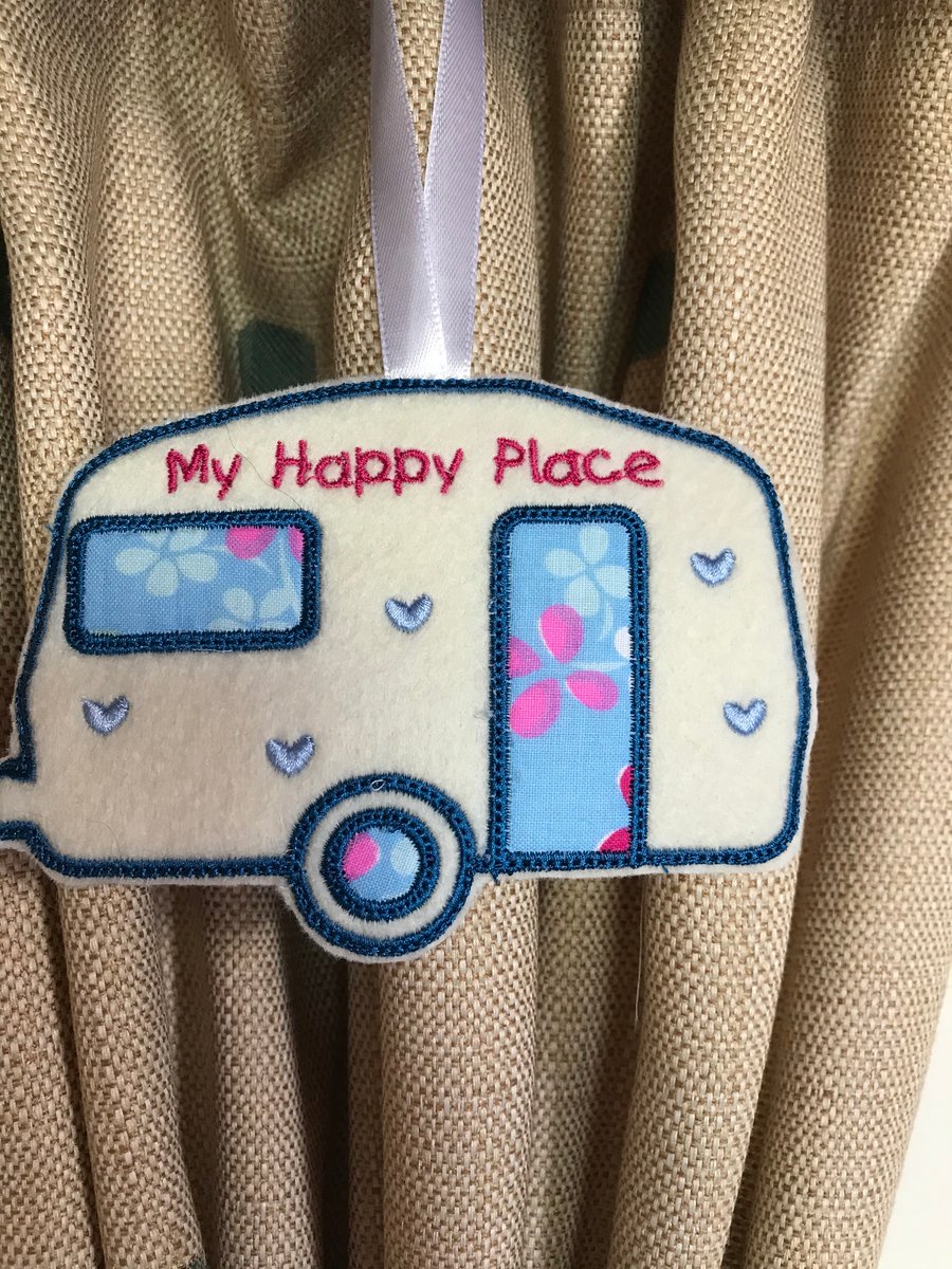 My Happy Place Caravan Decor Hanging