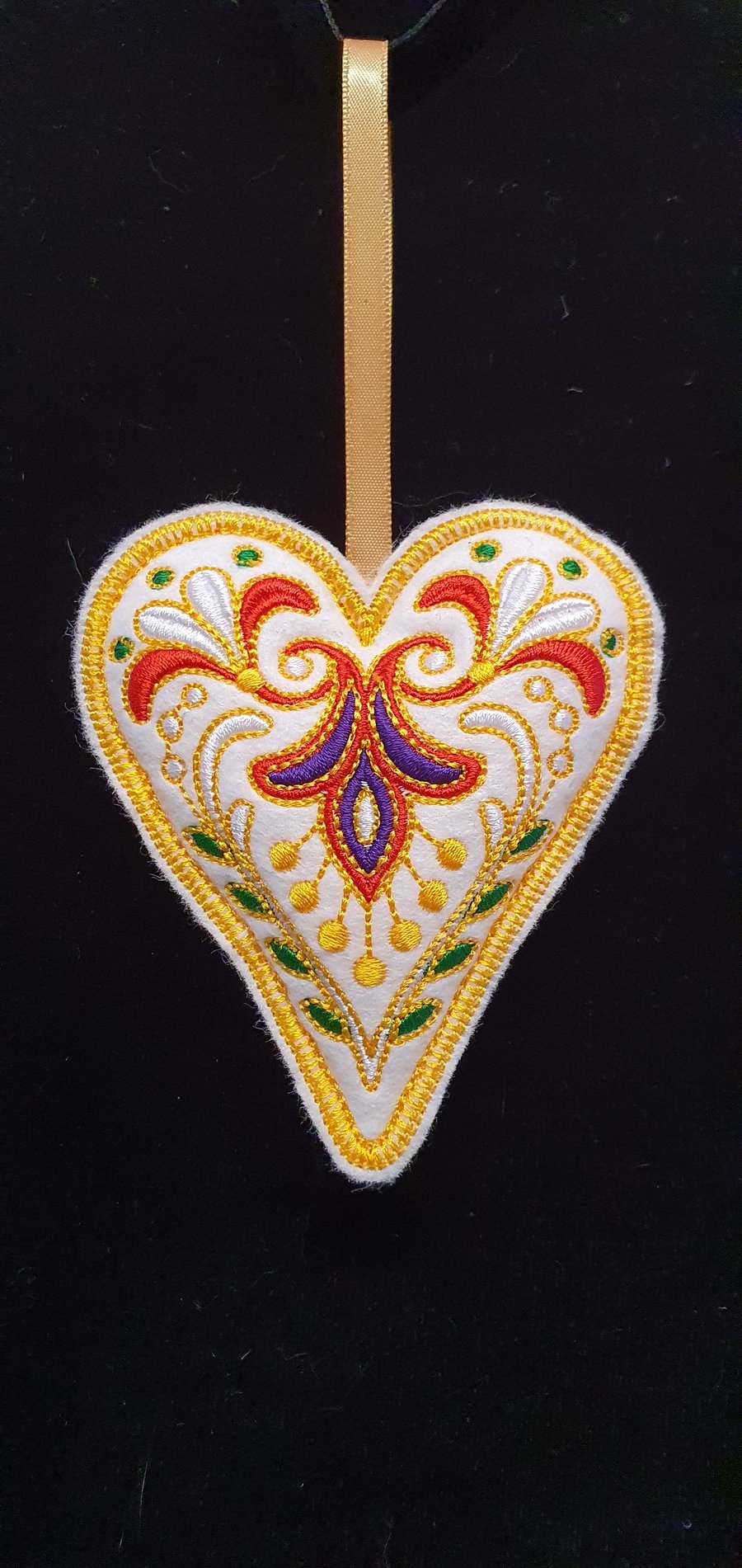 Festive filigree Christmas Ornaments