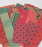 Mixed Small Sanderson Designs Red Green Wallpaper Craft Pack - Image 4