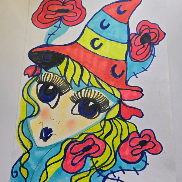 Fairy Witch Drawing 