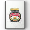 Watercolour Signed Art Print - Marmite