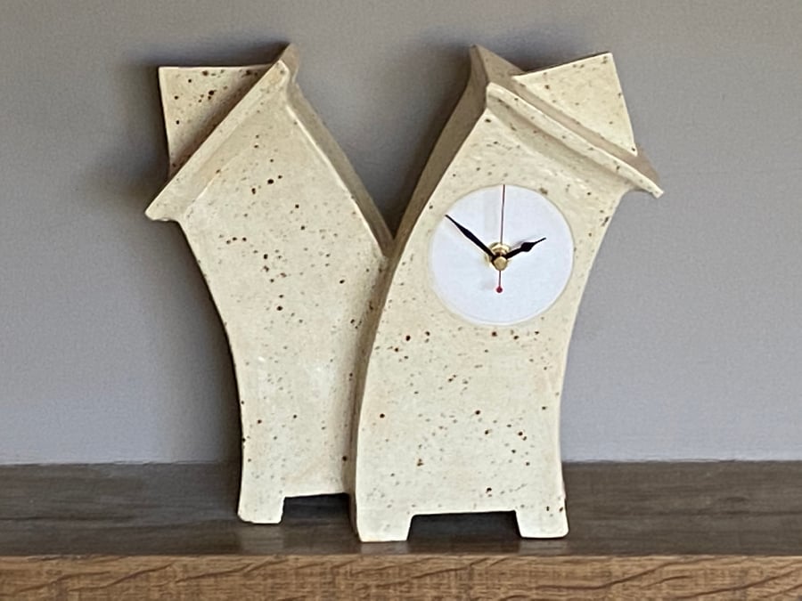 Double Clock, Mantle Clock, Table Clock, Unique Clock, Tabletop Clock, Shelf Clo