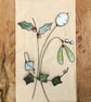 Stained Glass Christmas Flowers, Choice of Holly, Ivy, Mistletoe and Honesty  - Image 2