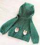 Knitting Pattern for Child's Fox Hoodie Birth to 8 years, Front Fastening PDF - Image 3