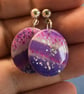 Striped Oval Earrings - Image 6