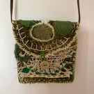 Handmade Amulet Pouch green
