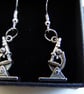 Novelty Microscope Drop Earrings On Sterling Silver Ear Hooks - Image 7