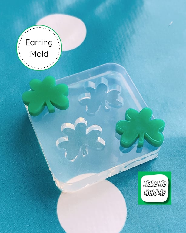 12mm Shamrock Mini Silicone Mould 