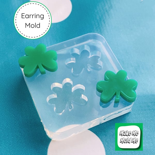 12mm Shamrock Mini Silicone Mould 