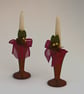 A pair of candlesticks - Image 1