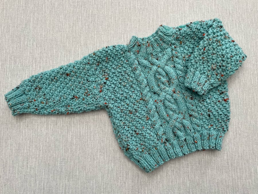 Baby Aran sweater 3-6 months