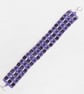 Purple Beaded Cuff Bracelet - Image 5
