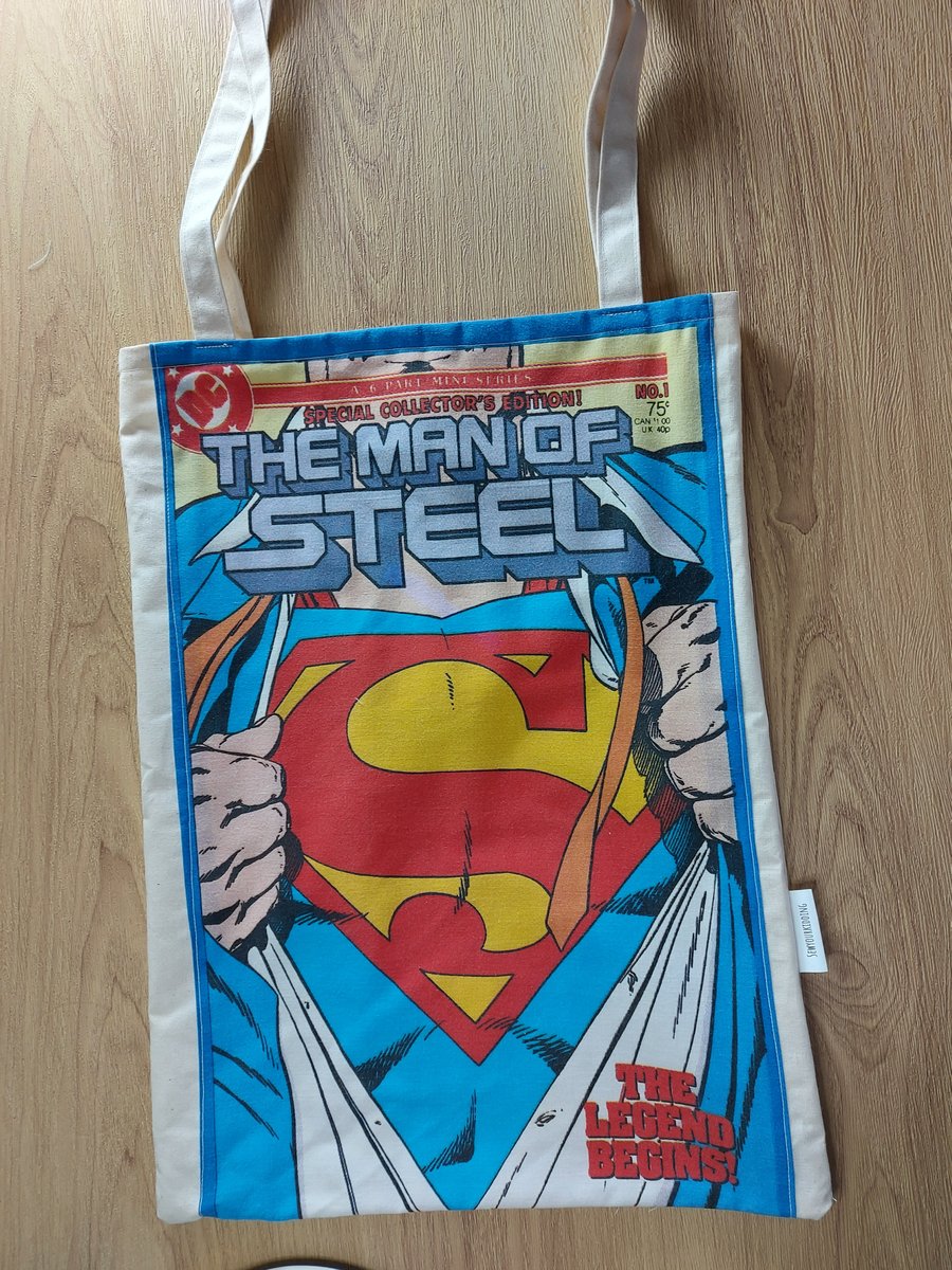 Batman tote bag with key clip 